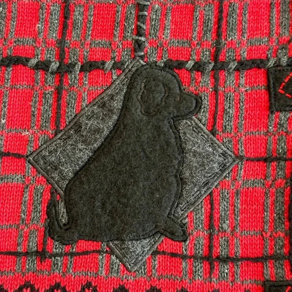 Belle Points | Vintage Cotton Blend Dog Sweater Vest - Picture 5 of 11